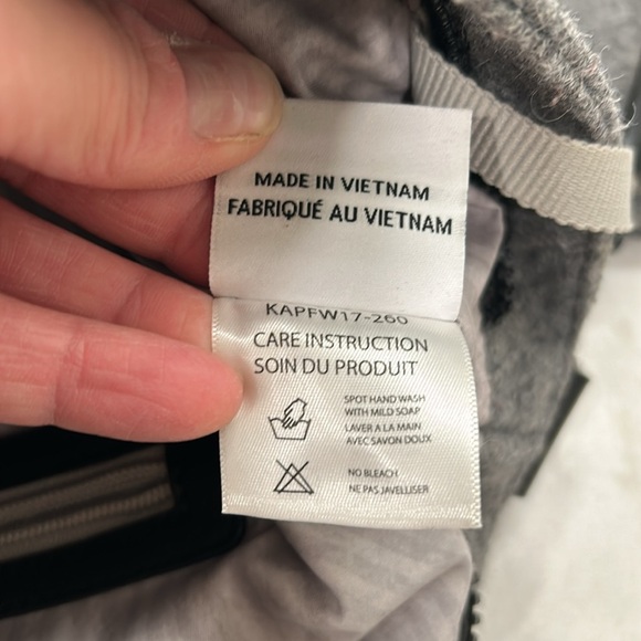 Sherpani Faith Ethos Collection Wool Satchel Slate Tote Bag - Picture 10 of 16